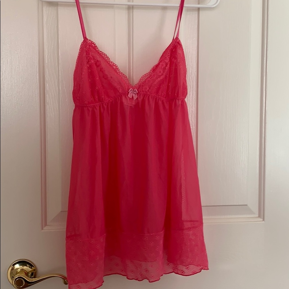 BRAND NEW VS Angel pink lace lingerie set